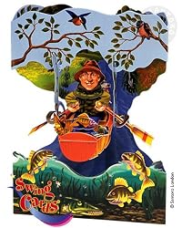 Santoro Interactive 3-D Swing Greeting Card, Fishing Boat (SSC52)