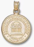Southern Methodist (SMU) Mustangs New Seal Pendant - 14KT Gold Jewelry