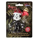 Felix the Cat in a Santa Hat Holiday Ornament