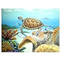 Sea Turtles by Christi Mathews Outdoor Wall Art - 17x23"