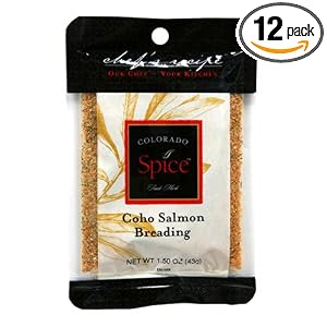 Colorado Spice Company, Seafood Spice, Coho Salmon Breading, 1.5-Ounce-Ounce Packet (Pack... by Colorado Spice