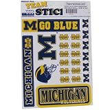 Michigan Wolverines Vinyl Team Sticker Sheet