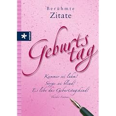 Ber�hmte Zitate. Geburtstag