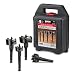 WoodOwl 05015 4 Piece 1-3/8-Inch to 2-9/16-Inch Selfeed Bit Assortment