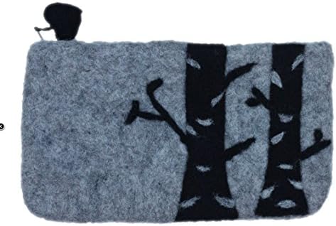 Frabjous Fibers Birch Design Notions, Knitting or Needlecase Bag (Grey)