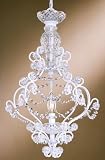 Lighting Fixtures item: Minka Lavery Lights 3126-44 Mini 1LT Chandelier - White Mini Chandeliers Indoor Lighting