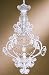 Minka Lavery Lights 3126-44 Mini 1LT Chandelier - White Mini Chandeliers Indoor Lighting