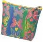 3D Lenticular Coin Pruse - Pavia, with YKK Zipper, 3D MOVING BUTTERFLY, RED, GREEN, BLUE
