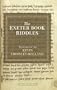 The Exeter Book Riddles