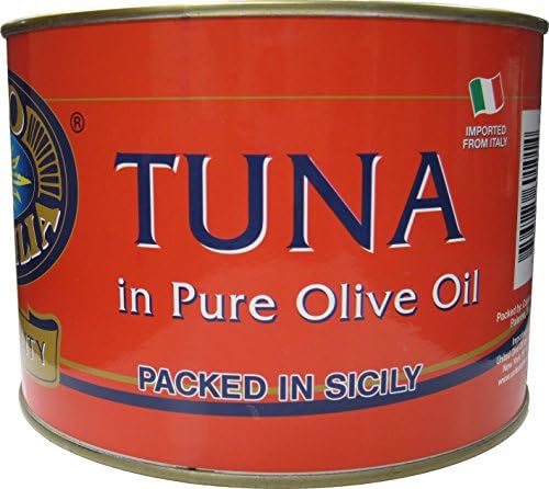 Oro di Sicilia Tuna in Olive Oil 3.75 Pounds, Pack of 2