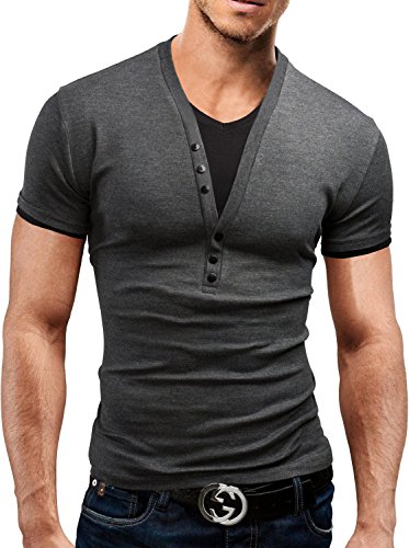 Benibos mens henley t-shirts with short sleeve (us:l / …
