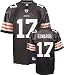 Braylon Edwards Jersey: Reebok Brown Replica #17 Cleveland Browns Jersey - XX-Large