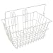 Pyramid Lift Off Bicycle Basket, 14.5 x 8.5 x 7 (White)