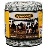 Baygard Electric Fence White Wire - 1312 Feet #00679 by Baygard