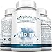 Alpine Nutrition L-Arginine Free Free - NOS Nitric Oxide synthesis Capsules - 120 Veggie Capsules