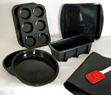 from WellBake Silicone Cookware WellBake Professional 7 Pce Gourmet Gift Set + FREE Silicone Spatula. Heavy Duty Non-Stick Silicone Bakeware + 10 Year Guarantee Model 201139