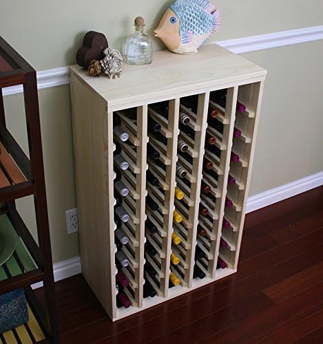Creekside 40 Bottle Premium Table Wine Rack (Pine) by Creekside - Exclusive 12 inch deep design with solid sides. Hand-sanded to perfection!, Pine