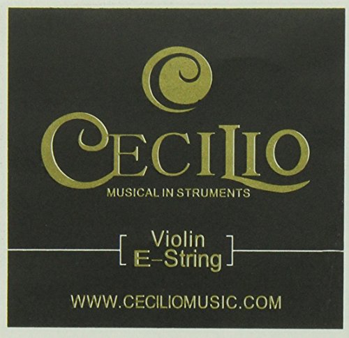 Cecilio 4 Packs of Stainless Steel 4/4 - 3/4 Violin Strings Set (Total 16 Strings)
