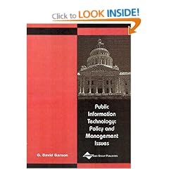 Public Information Technology: Policy and Management Issues