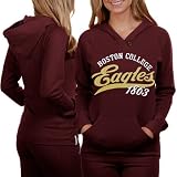 NCAA Boston College Eagles Ladies Maroon Far Out Pullover Hoodie Sweatshirt