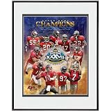 Tampa Bay Buccaneers Super Bowl XXXVII Champions Composite Double Matted 8 X 10 Photograph in B