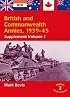 BRITISH AND COMMONWEALTH ARMIES 1939-45: Supplement Volume 1 (Helion Order of Battle)