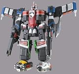 Review Bandai 20088 / Power Rangers Space Patrol Delta - Deluxe Supreme Megazord