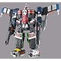Power Rangers Space Patrol Delta - Deluxe Supreme Megazord