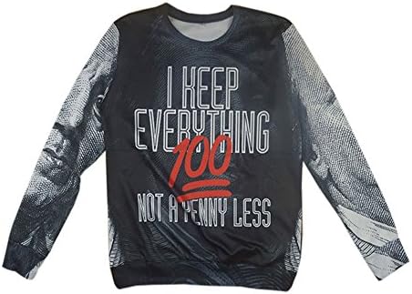 Women Mens Pullover 100 Emoji Clothes Hoodies Sweatshirt 3d T Shirt (XL)