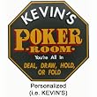 CUSTOMIZED All In Poker Room All Wood Decorative Sign