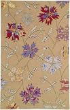 Pinzon 5 X 8 Hand-hooked Calico Wool Rug