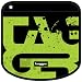 TAGGER(�^�K�[) CREW(��T�C�Y) FLAP SPLATT OLBK CF-111