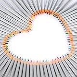 Kingtop Drawing Wooden Art Pencil Set, 72 Assorted Colors