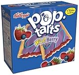 Kelloggs Pop-Tarts Frosted Wildberry, 22.8-Ounce, 8-Count Boxes (Pack of 12)
