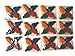 48 Minifig Crayons by MinifigFansTM - Birthday Party Favors - 12 Sets of 4 - Made in the USA from Crayola® Crayons