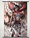 Home Decor Anime Attack on Titan Shingeki no Kyojin Cosplay Wall Scroll Poster Fabric Painting Mikasa Ackerman 23.6 X 35.4 Inches-128