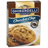 Ghirardelli Chocolate Chip Cookie Mix, 20-Ounce Boxes (Pack of 12)