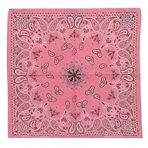 Pink New Paisley Bandannas
