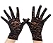 VIVIANSBRIDAL Women's 2019 Short Elegant Lace Wedding Gloves