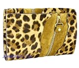 Jimmy Choo Leopard Print Pony Marta Clutch Bag MARTHALP