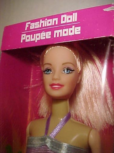Summer Gruzin 66 Fashion Doll 11 Inch Barbie Imitation, 1 of 6 in Series, Purple Dress with Silver Trim