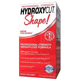 MUSCLETECH HYDROXYCUT SHAPE 210 CAPS - FAT BURNER FOR WOMEN - FREE UK P&P