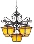 La Hacienda 28" Wide Chandelier