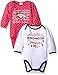 Gerber Love Football 2Pk Long Sleeve Bodysuit