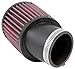 K&N High-Flow Original Lifetime Universal Clamp-On Air Filter: High Performance, Premium, Washable: Flange Diameter: 2.4375 In, Filter Height: 4 In, Flange Length: 2 In, Shape: Round, RU-1750