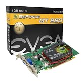 EVGA GeForce GT 220 1024 MB DDR2 PCI Express Graphics Card 01G P3 1225 LR 51X5pzAjIEL. SL160 EVGA GeForce GT 220 1024 MB DDR2 PCI Express Graphics Card 01G P3 1225 LR