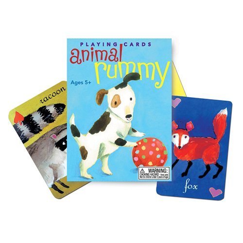 Eeboo : Animal Rummy Playing Cards