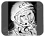 Yuri Gagarin Russian Cosmonaut Mouse Pad