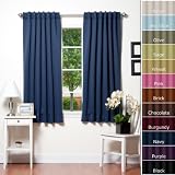 Solid Thermal Insulated Blackout Curtain 63