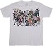 Naruto Anime Protagonists Characters T-Shirt Tee Gray